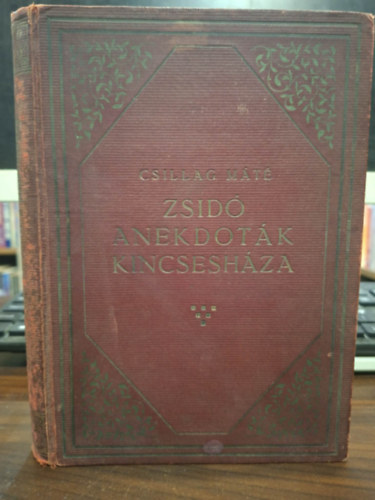 Csillag Máté - Zsidó anekdoták kincsesháza I. kiadás