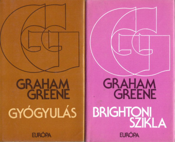 Graham Greene - 2 db k�nyv, Gy�gyul�s, Brightoni szikla