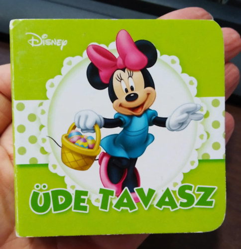 �de tavasz - Disney mese (7 x 7 cm kem�nyt�bl�s, kihajthat�)