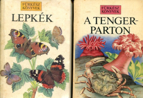 Tbb szerz - 2 db Frksz knyv: Lepkk - Tengerparton