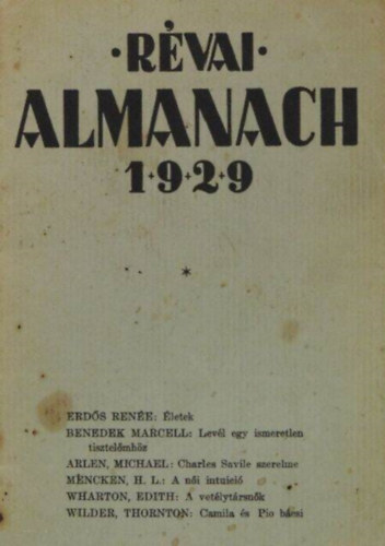 Révai almanach 1929