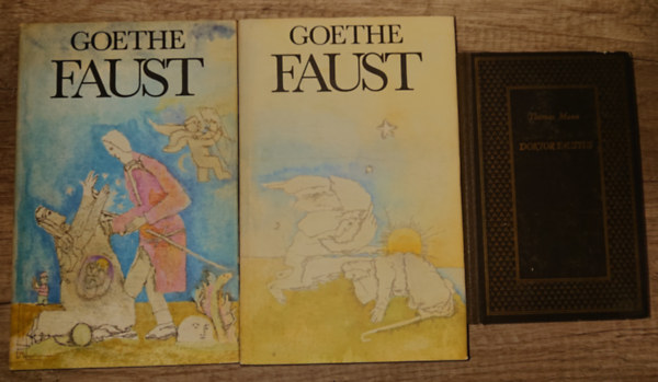 Thomas Mann Goethe - Faust csomag - 3 kötet/ a német irodalom két fontos műve: Faust I-II., Doktor Faustus