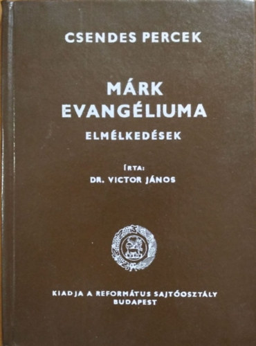 Dr. Victor Jnos - Mrk evangliuma (Elmlkedsek)