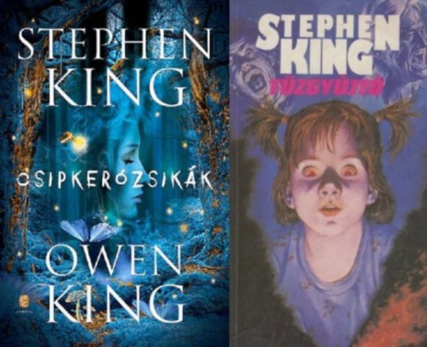Owen King Stephen King - 2 db Stephen King k�nyv: Csipker�zsik�k + T�zgy�jt�