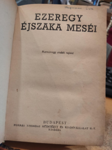 Ezeregy jszaka mesi