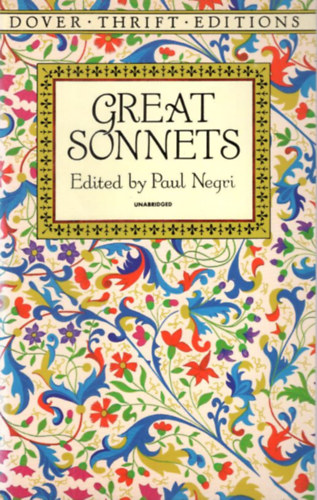 Paul Negri - Great Sonnets