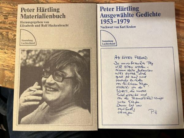 Peter Härtling - Ausgewählte Gedichte 1953-1979 + Materialienbuch