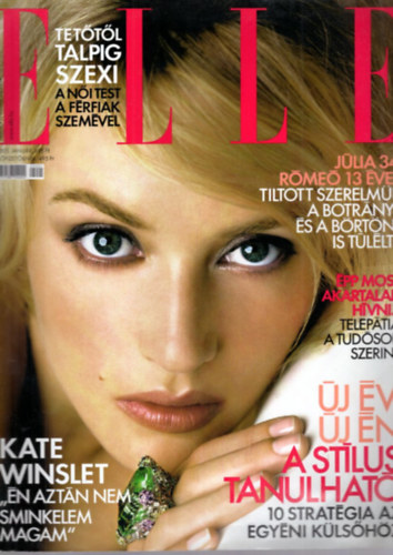 Hessky Eszter - Elle Magazin 2005. január