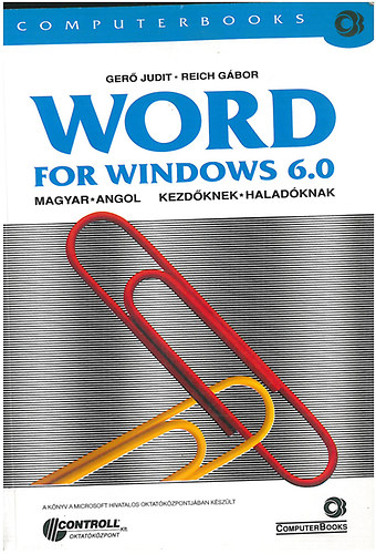 Ger Judit; Reich Gbor - Word for Windows 6.0
