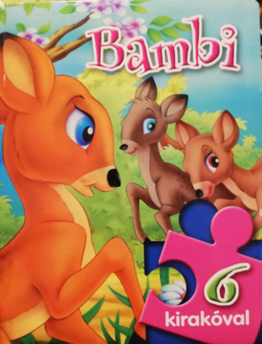 Mesés kirakók - Bambi - 6 kirakóval