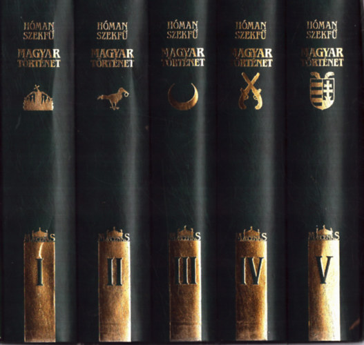 Hman-Szekf - Magyar trtnet I-V. (Reprint kiads) (Tokban, ksrfzettel)