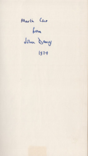 J. C. Dancy - The Public Schools and the Future (Dedikált)