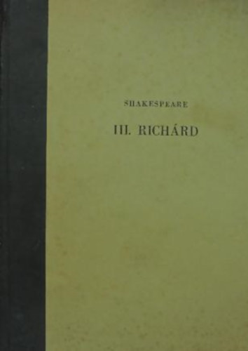 William Shakespeare - III. Rich�rd