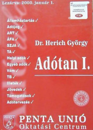 dr. Herich György - Adótan I.