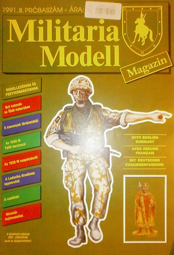 Rzsavlgyi Lszl  (szerk.) - Militaria Modell 1991 III. Prbaszm