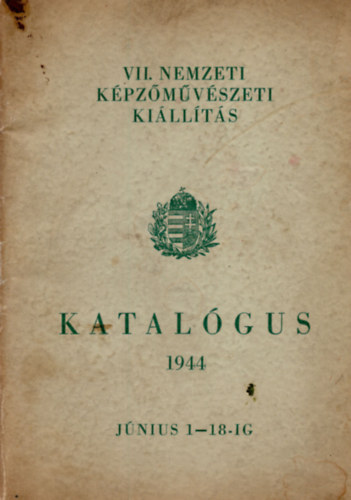 Athenaeum - VII. Nemzeti Kpzmvszeti Killts katalgus 1944