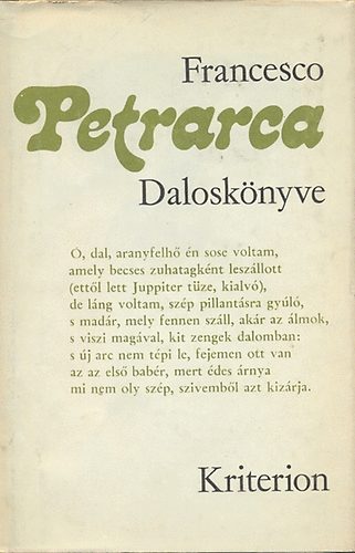 Francesco Petrarca - Dalosk�nyve