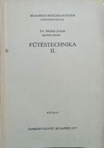 Dr.Molnr Zoltn - Ftstechnika II. (J4 - 931)
