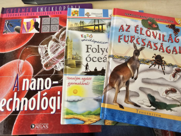 3db ismeretterjeszt knyv, KNYVMENT AJNLAT: A nano-technolgik+ Folyk s cenok+ Az lvilg furcsasgai