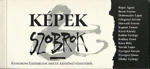 Wehner Tibor szerk. - Kpek-szobrok (14 sznes kpeslap Komrom-Esztergom megye kpzmvszetbl)