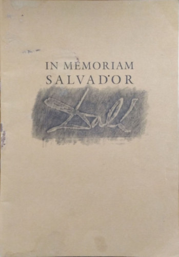 �lveczky G�bor  (szerk.) - In memoriam Salvador Dali