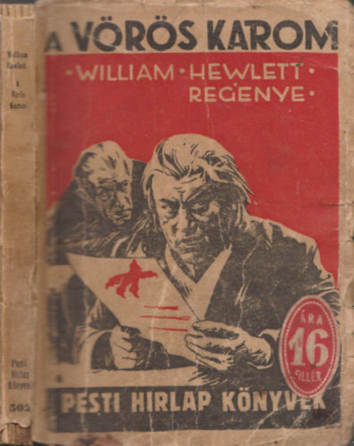 William Hewlett - A vrs karom - Pesti Hrlap Knyvek 502.
