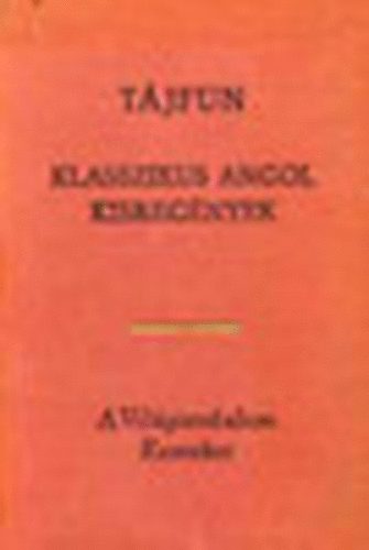 Európa Könyvkiadó - Tájfun (klasszikus angol kisregények)