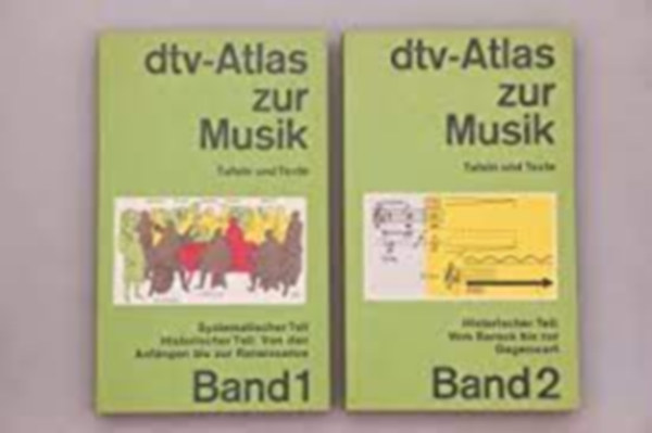 Ulrich Michels - dtv-Atlas zur Musik: Tafeln und Texte Band 1+ Band 2. ( 2 Stk  )