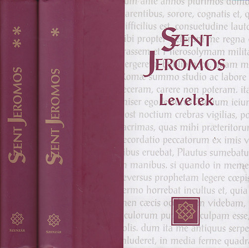 Tak�cs L�szl�  (szerk.) - Szent Jeromos - Levelek I-II.