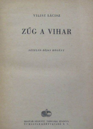 Vilisz L�cisz - Z�g a vihar