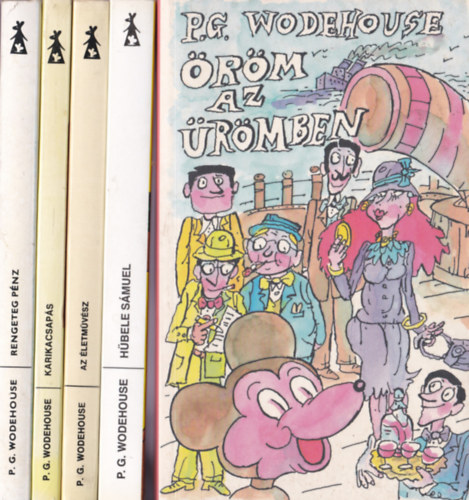 P. G. Wodehouse könyvcsomag 5 db: Öröm az ürömben; Hübele Sámuel; Az életművész; Karikacsapás; Rengeteg pénz