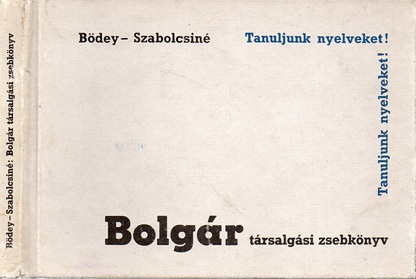 Bdey-Szabolcsin - Bolgr trsalgsi zsebknyv