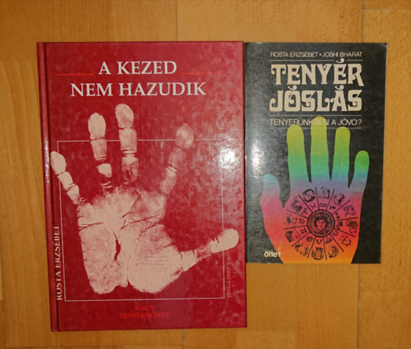 Rosta Erzs�bet, Rosta Erzs�bet-Johi Bharat - 2 k�nyv a teny�rj�sl�sr�l: Teny�rj�sl�s - Tenyer�nkben a j�v�nk?, A kezed nem hazudik