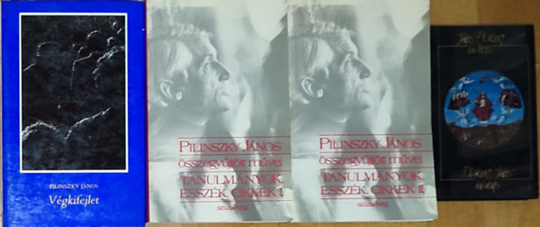 Pilinszky J�nos - 4db Pilinszky J�nos m� - 66 vers (angol-magyar nyelv�), V�gkifejlet, Tanulm�nyok, essz�k, cikkek I-II.