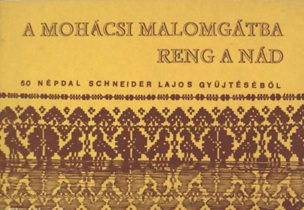 Schneider Lajos  (gyjt.) - A mohcsi malomgtba reng a nd (50 npdal)