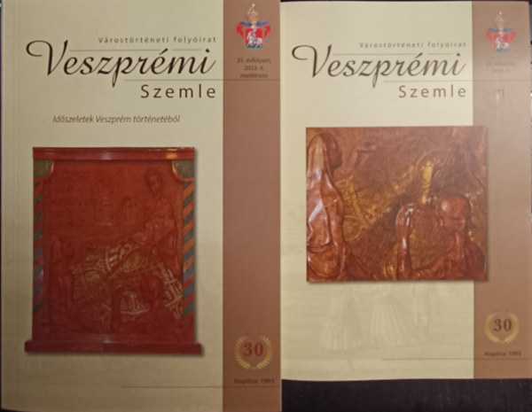 Veszprémi Szemle 2023 4. +2023.4. melléklet (két kötet)