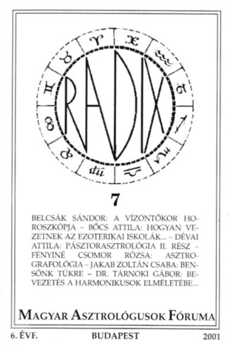 Radix - Magyar Asztrolgusok Fruma 7. (6. vf., 2001.)