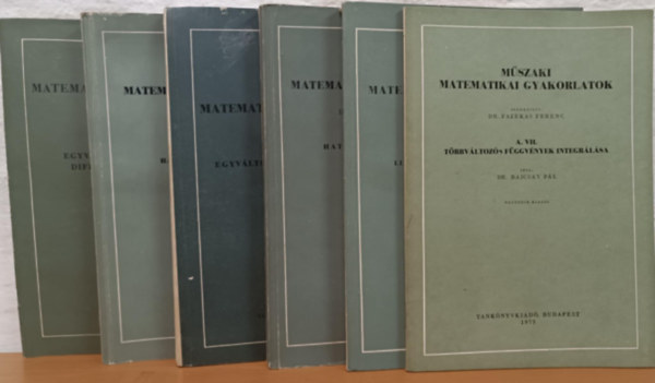 Dr. Fazekas Ferenc - Mszaki matematikai gyakorlatok knyvcsomag
