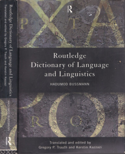 Hadumod Bussmann - Routledge Dictionary of Language and Linguistics