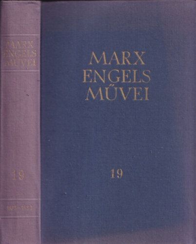 Karl Marx �s Friedrich Engels m�vei 19. 1875-1883