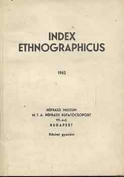 Index Ethnographicus 1960