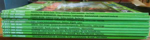 Koszó-Stamberger Kinga (főszerkesztő) - 10 db Geo - A világot felfedezni és megérteni (szórványszámok, lapszámok a terméklapon)