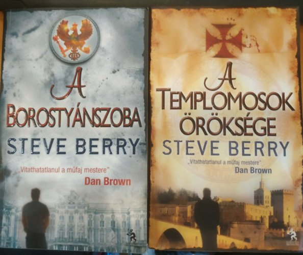Steve Berry - 2 db Steve Berry: A borosty�nszoba + A templomosok �r�ks�ge