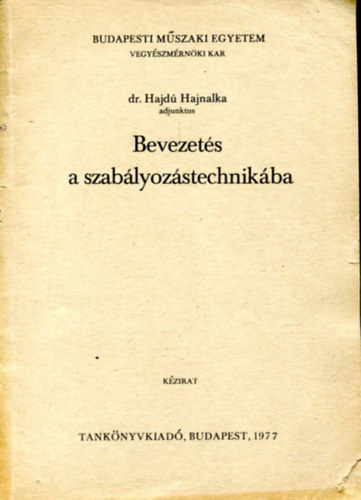 Bevezet�s a szab�lyoz�s technik�ba