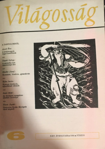 Luk�cs J�zsef - Vil�goss�g XXV. �vf. 1984. j�nius