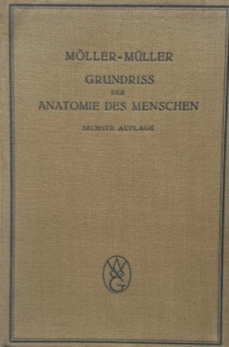 Dr. Johannes Möller; Dr. Paul Müller - Grundriss der Anatomie des Menschen