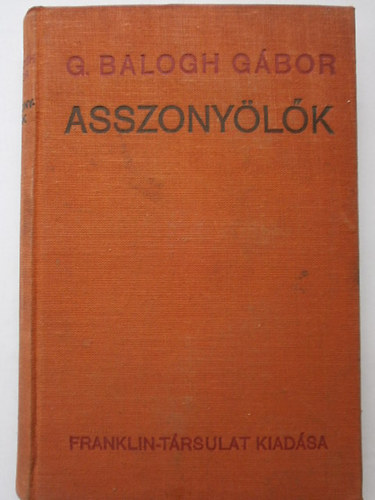 Gesztesi-Balogh Gbor - Asszonylk