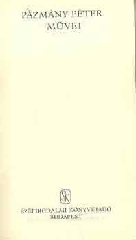 P�zm�ny P�ter - P�zm�ny P�ter m�vei