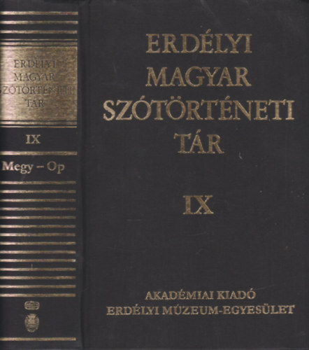 Erdlyi Magyar Sztrtneti Tr I-IX.