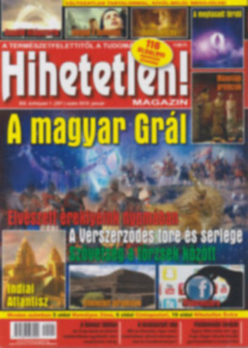 Hihetetlen! magazin 2019/ 10db szm-  hiny a jnius, augusztus